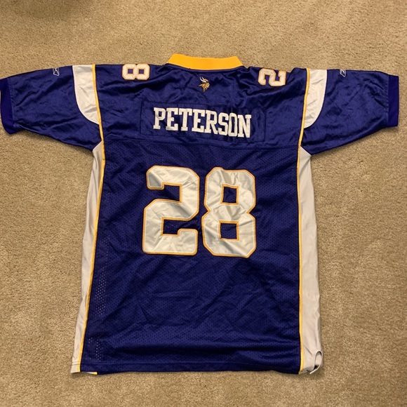 Adrian Peterson Minnesota Vikings Youth Reebok stitched NFL jersey. size XL - Picture 2 of 7
